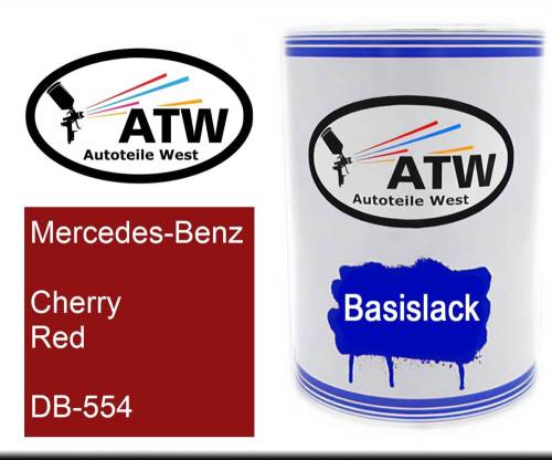 Mercedes-Benz, Cherry Red, DB-554: 500ml Lackdose, von ATW Autoteile West.